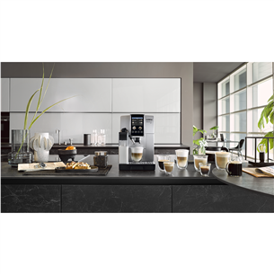Delonghi Dinamica Plus, sidabro spalvos - Espreso kavos aparatas