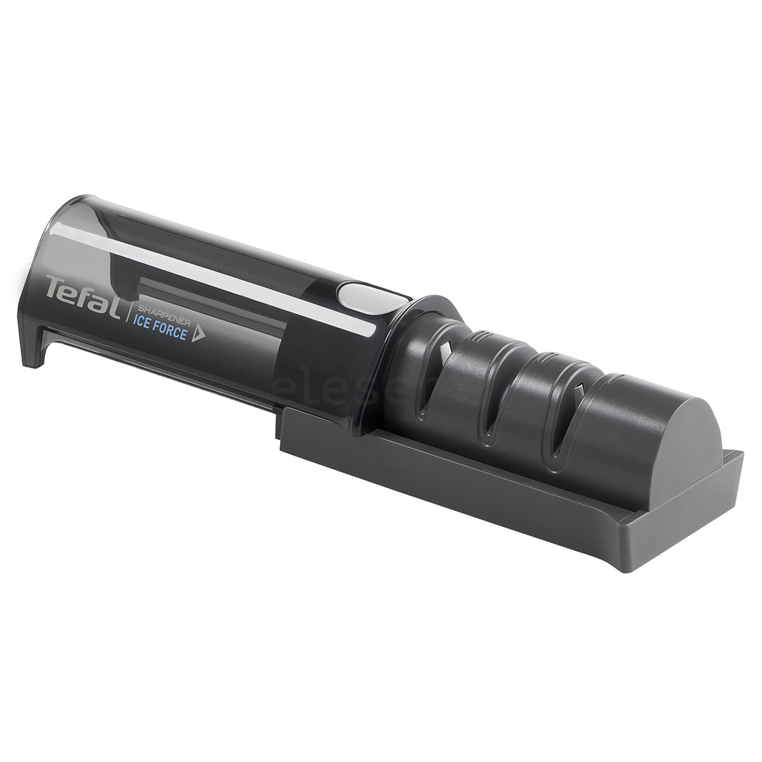 Tefal Ice Force, 12.5x5.9 cm, juodas - Peilių galąstuvas