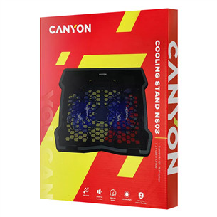 Canyon NS-03 Cooling Stand, 15,6'', black - Notebook cooling stand