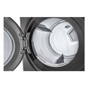 Skalbimo mašina + Džiovyklė  LG, 12 kg + 10 kg, gylis 66 cm, 1400aps/min, juoda   Prekė-WT1210BBF.APBQPMR