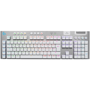 Belaidė klaviatūra Logitech G915 X Lightspeed, tactile, US, balta Prekė-920-012690 920-012690