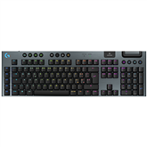 Logitech G915 X Lightspeed, linear, US, black - Wireless keyboard