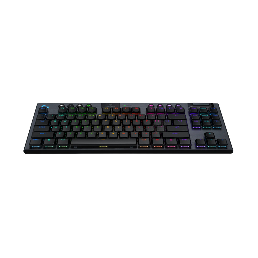 Logitech G915 X Lightspeed, TKL, tactile, US, черный - Беспроводная клавиатура