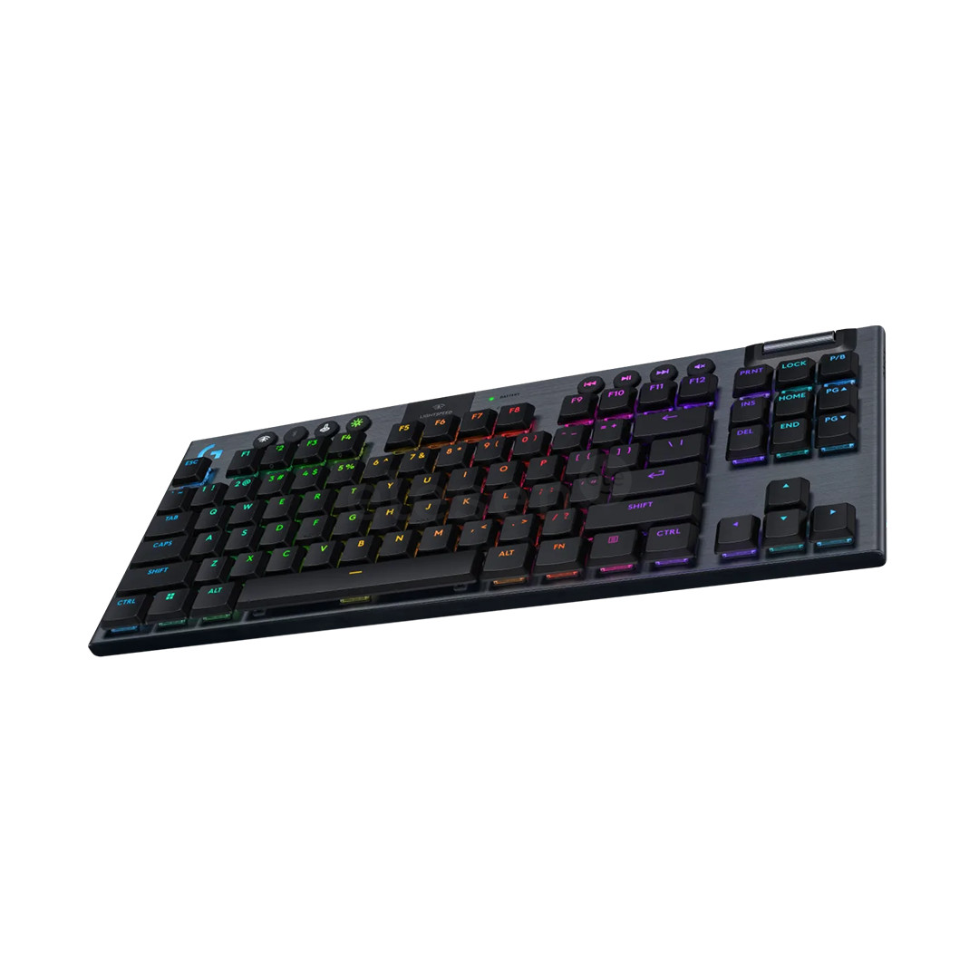 Logitech G915 X Lightspeed, TKL, tactile, US, черный - Беспроводная клавиатура