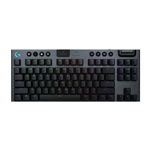 Belaidė klaviatūra Logitech G915 X Lightspeed, TKL, linear, US, juoda Prekė-920-012747 920-012747