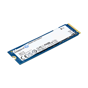 Kingston NV3, 2 TB, M.2, PCIe 4.0, mėlynas - SSD diskas