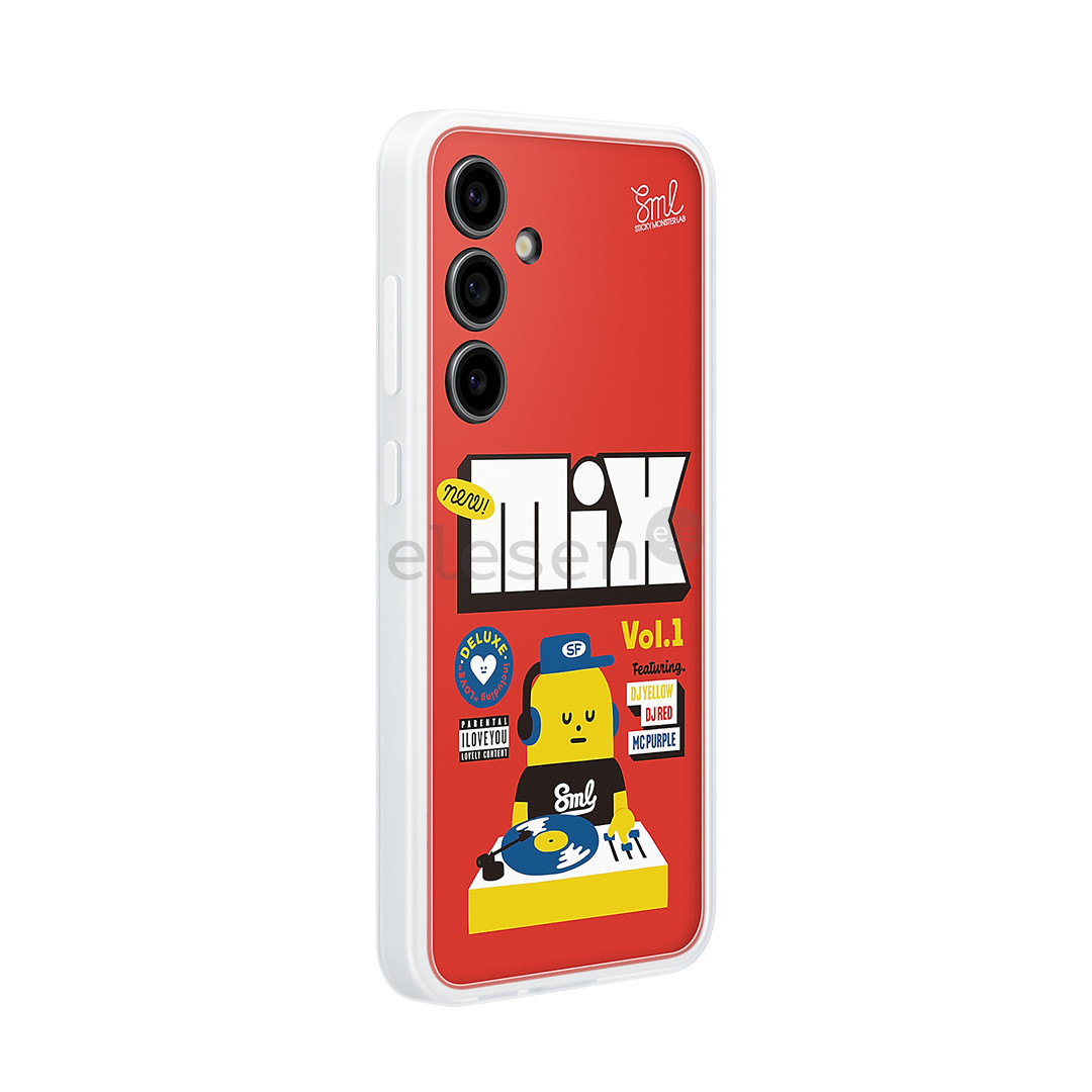 Samsung Flipsuit Case, Galaxy S24 FE, peršviečiamas/raudonas - Dėklas