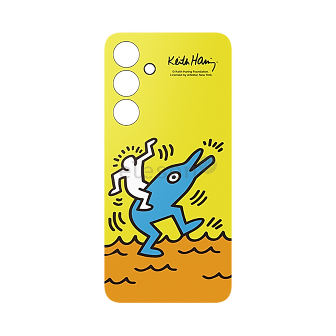 Samsung Flipsuit Case, Galaxy S24 FE, peršviečiamas/geltonas - Dėklas