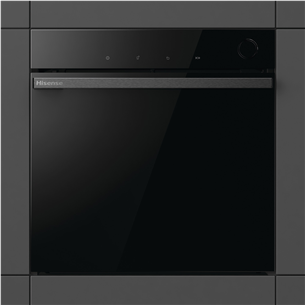 Orkaitė Hisense, 77 L, pirolizė, juoda Prekė-BSA66346PBGWI