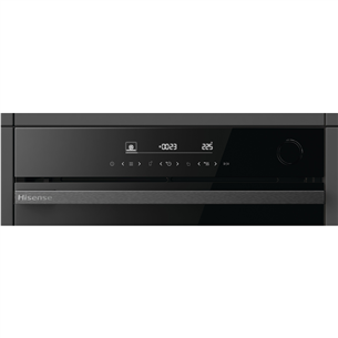 Orkaitė Hisense, 77 L, pirolizė, juoda Prekė-BSA66346PBGWI