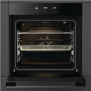 Orkaitė Hisense, 77 L, pirolizė, juoda Prekė-BSA66346PBGWI