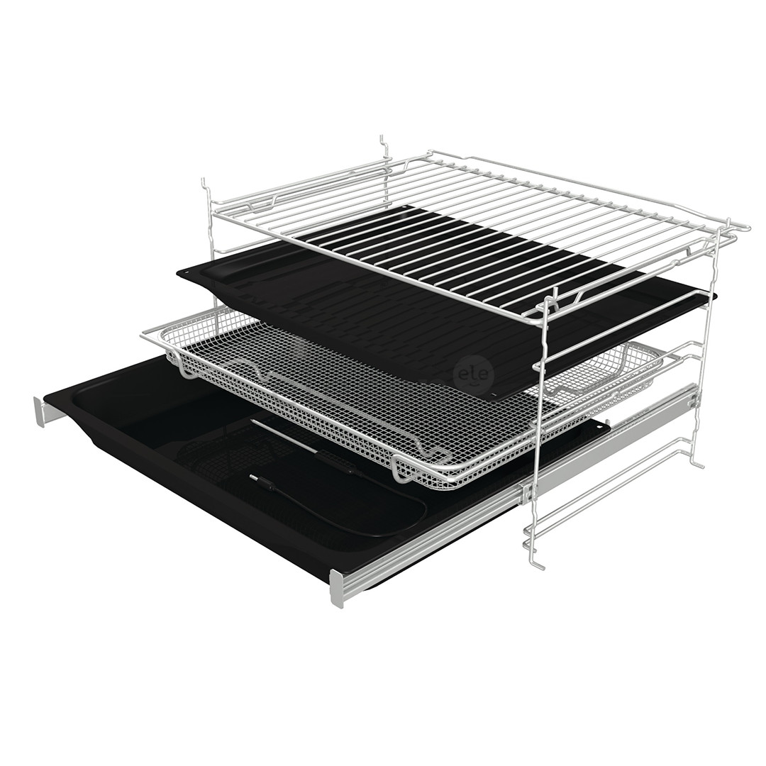 Orkaitė Hisense, 77 L, pirolizė, juoda Prekė-BSA66346PBGWI