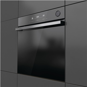 Orkaitė Hisense, 77 L, pirolizė, juoda Prekė-BSA66346PBGWI