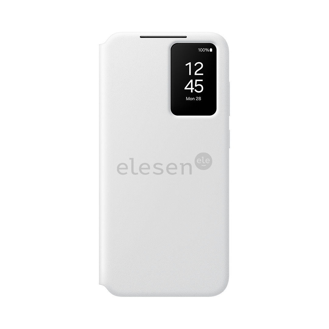 Dėklas Samsung Smart View Wallet, Galaxy S24 FE, baltas    Prekė-EF-ZS721CWEGWW