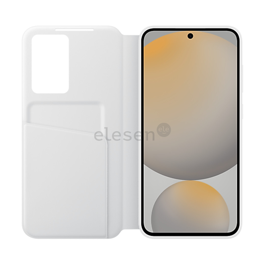Dėklas Samsung Smart View Wallet, Galaxy S24 FE, baltas    Prekė-EF-ZS721CWEGWW