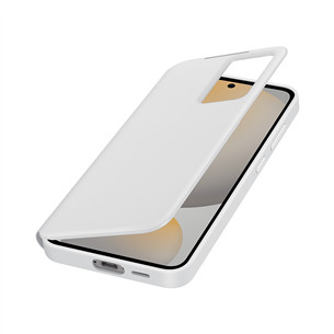 Dėklas Samsung Smart View Wallet, Galaxy S24 FE, baltas    Prekė-EF-ZS721CWEGWW