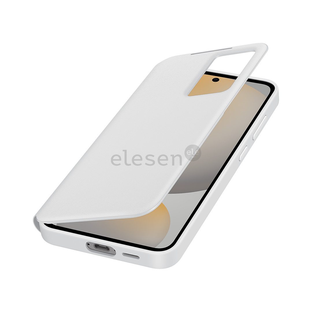 Dėklas Samsung Smart View Wallet, Galaxy S24 FE, baltas    Prekė-EF-ZS721CWEGWW