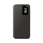 Samsung Smart View Wallet, Galaxy S24 FE, juodas - Dėklas