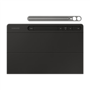 Samsung Book Cover Keyboard Slim, Galaxy Tab S10+, juoda - Klaviatūra-dėklas