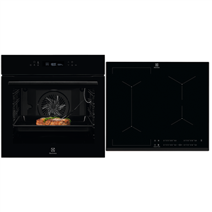 Orkaitė + kaitlentė  Electrolux, 71 L, juoda   Prekė-EOE7P31Z+EIV634 EOE7P31Z+EIV634