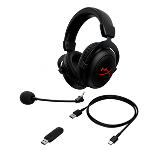 Belaidės ausinės HyperX Cloud II Core, juodos  Prekė-6Y2G8AA