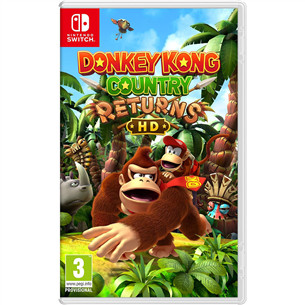 Žaidimas Donkey Kong Country Returns HD, Nintendo Switch   Prekė-045496512774 045496512774