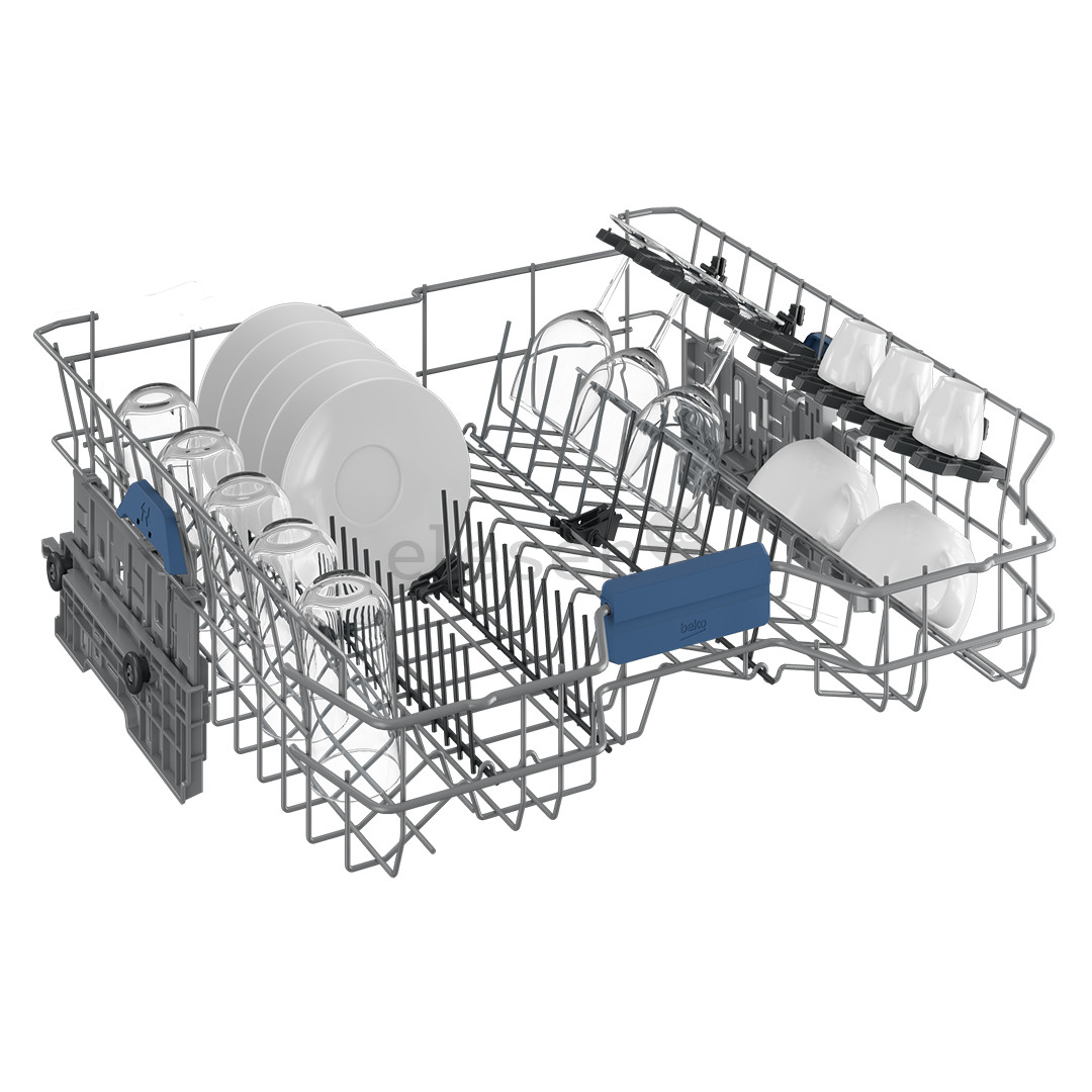 Beko, 16 komplektų talpa, plotis 59,8 cm, nerūdijančio plieno - Indaplovė