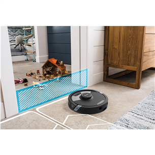 Shark Matrix Plus, Wet & Dry, juodas – Dulkių siurblys robotas su savaime išsituštinančiu pagrindu