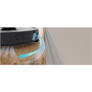 Shark Matrix Plus, Wet & Dry, juodas – Dulkių siurblys robotas su savaime išsituštinančiu pagrindu