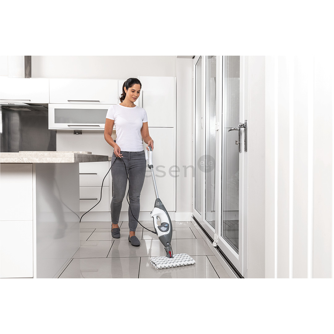 Shark Klik n’ Flip, белый/серый - Паровая швабра