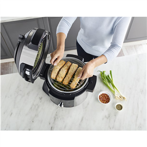 Ninja Foodi MAX 12-in-1 SmartLid, 7,5 l, nerūdijančio plieno spalvos - Daugiafunkcinis puodas