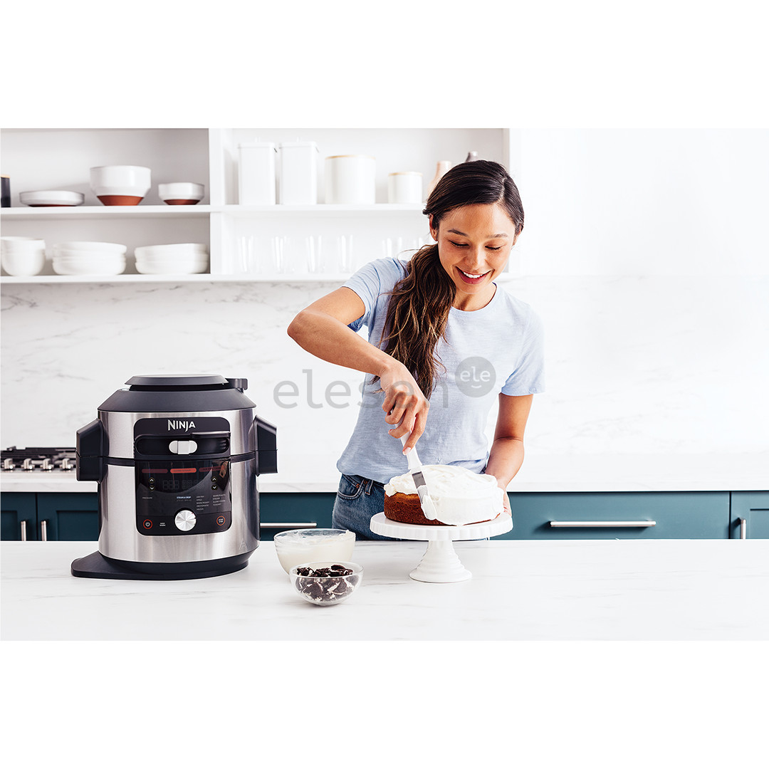 Ninja Foodi MAX 12-in-1 SmartLid, 7,5 l, nerūdijančio plieno spalvos - Daugiafunkcinis puodas