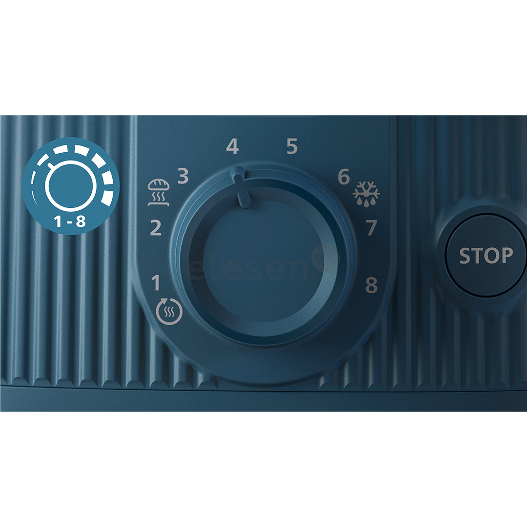 Philips 3000 Series, 900 W, blue - Toaster