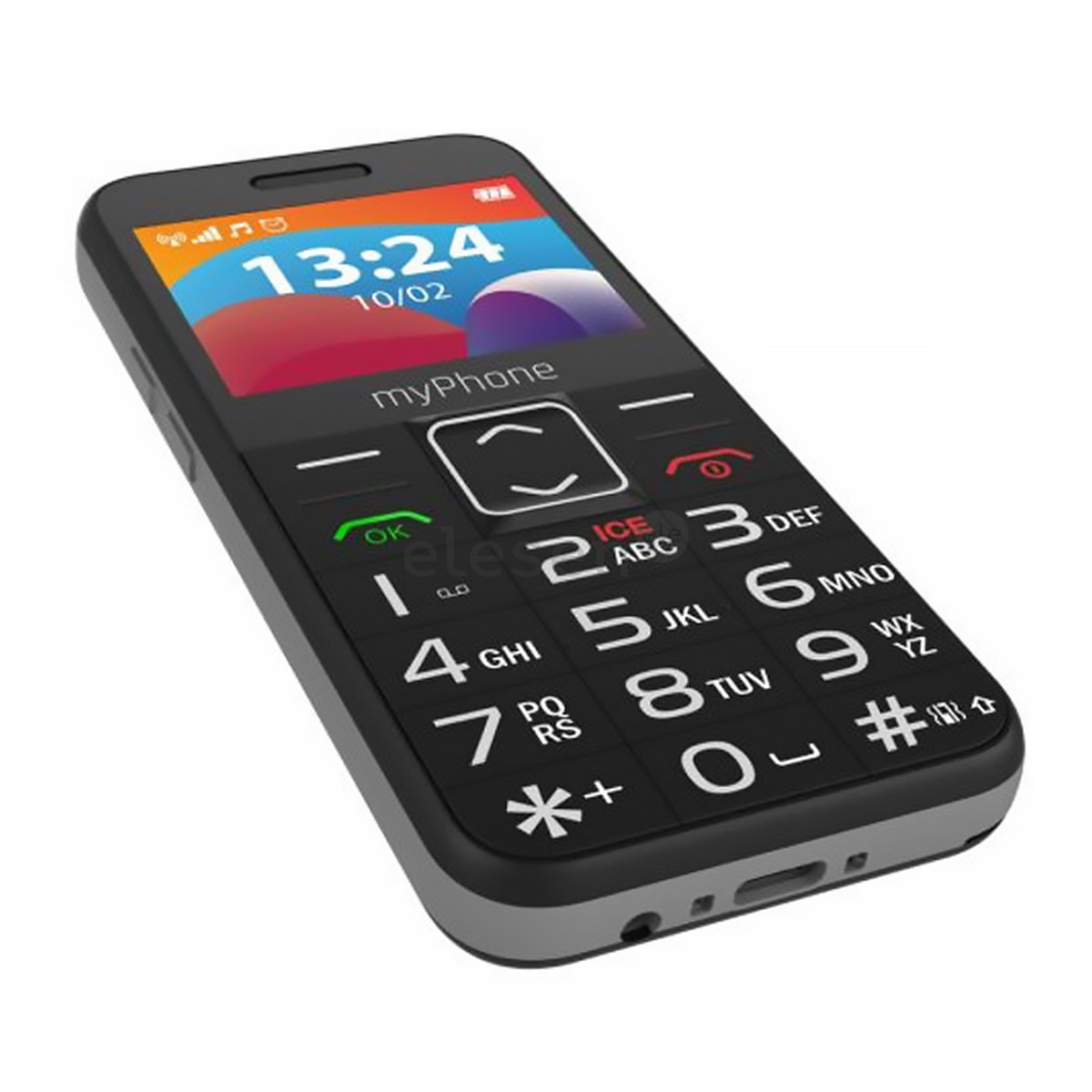 myPhone Halo 3 LTE, juodas - Telefonas