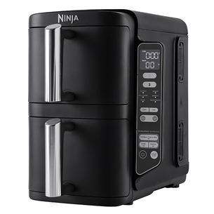 Karšto oro gruzdintuvė Ninja Double Stack 7,6 L, 2470 W, juoda   Prekė-SL300EU