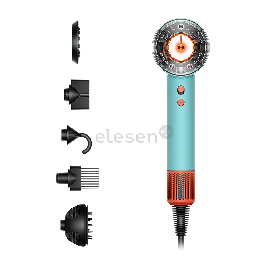 Dyson Supersonic Nural Ceramic Pop, 1600 W, blue/orange - Hair dryer