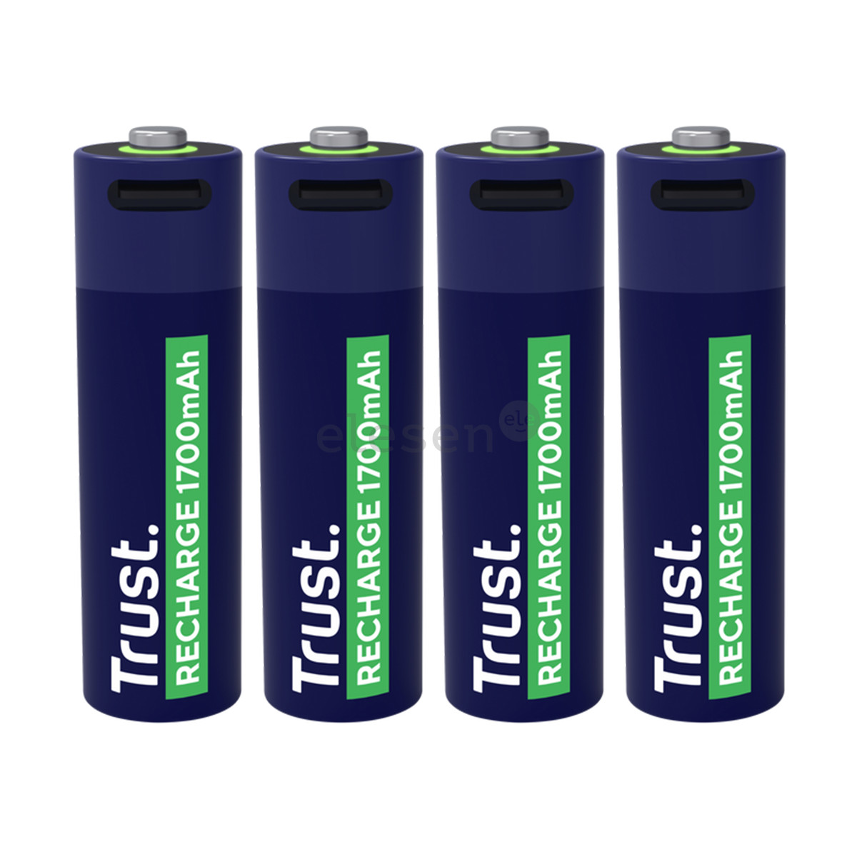 Trust USB-C rechargeable AA batteries, 4 vnt. - Įkraunamos baterijos