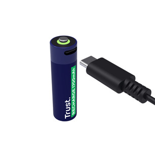 Trust USB-C rechargeable AA batteries, 4 vnt. - Įkraunamos baterijos
