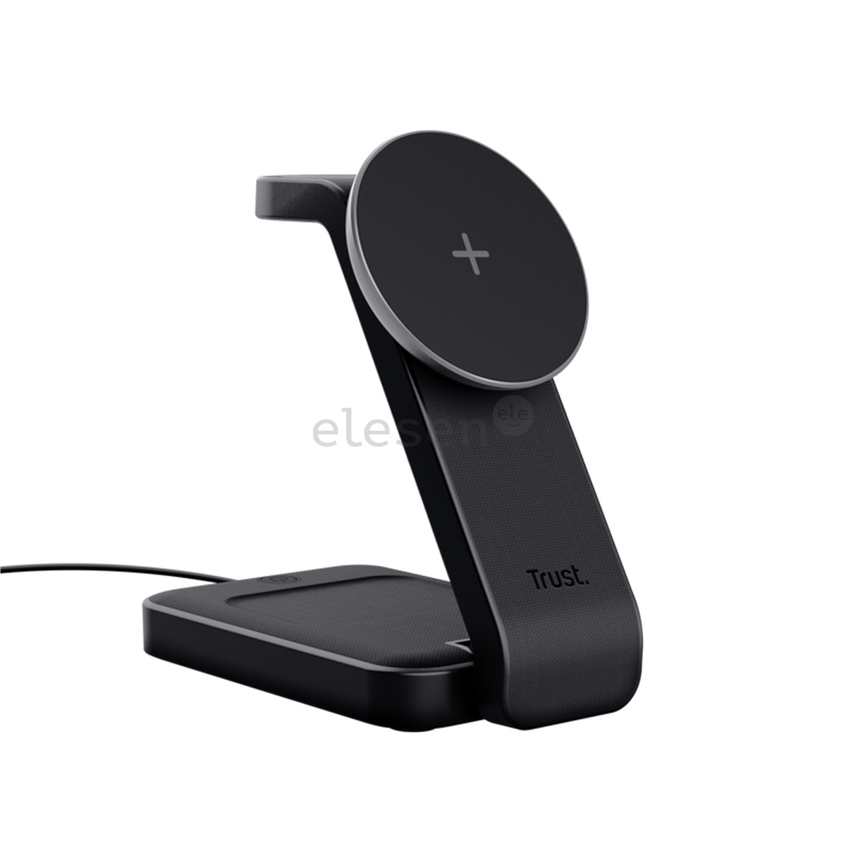 Trust Viro 3-in-1 Wireless Magnetic Charge Stand, Qi, черный - Беспроводная зарядная док-станция
