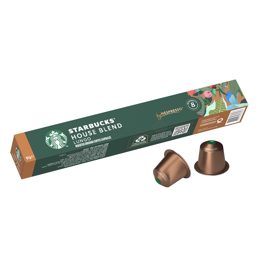 Kavos kapsulės Starbucks® House Blend by Nespresso® 10 vnt   Prekė-7613036957106