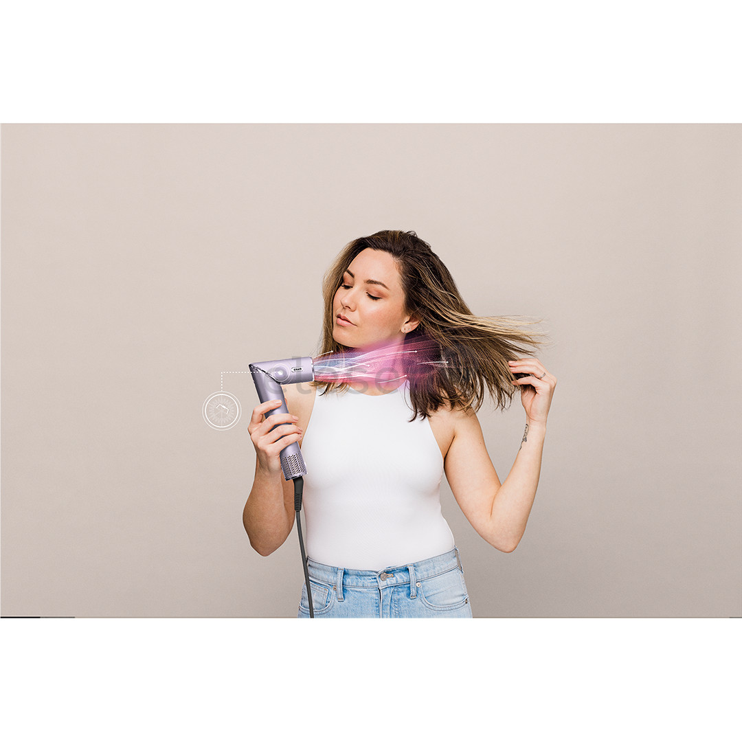 Shark FlexStyle 5 viename, 1400 W, šviesiai violetinės - Plaukų formavimo šukos