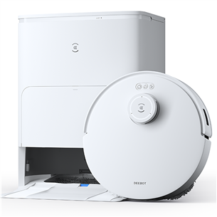 Dulkių siurblys robotas Ecovacs Deebot T30S, Wet & Dry, baltas  Prekė-DEEBOTT30S/438400
