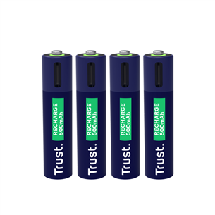Įkraunamos baterijos  Trust USB-C rechargeable AAA batteries, 4 vnt.   Prekė–25671