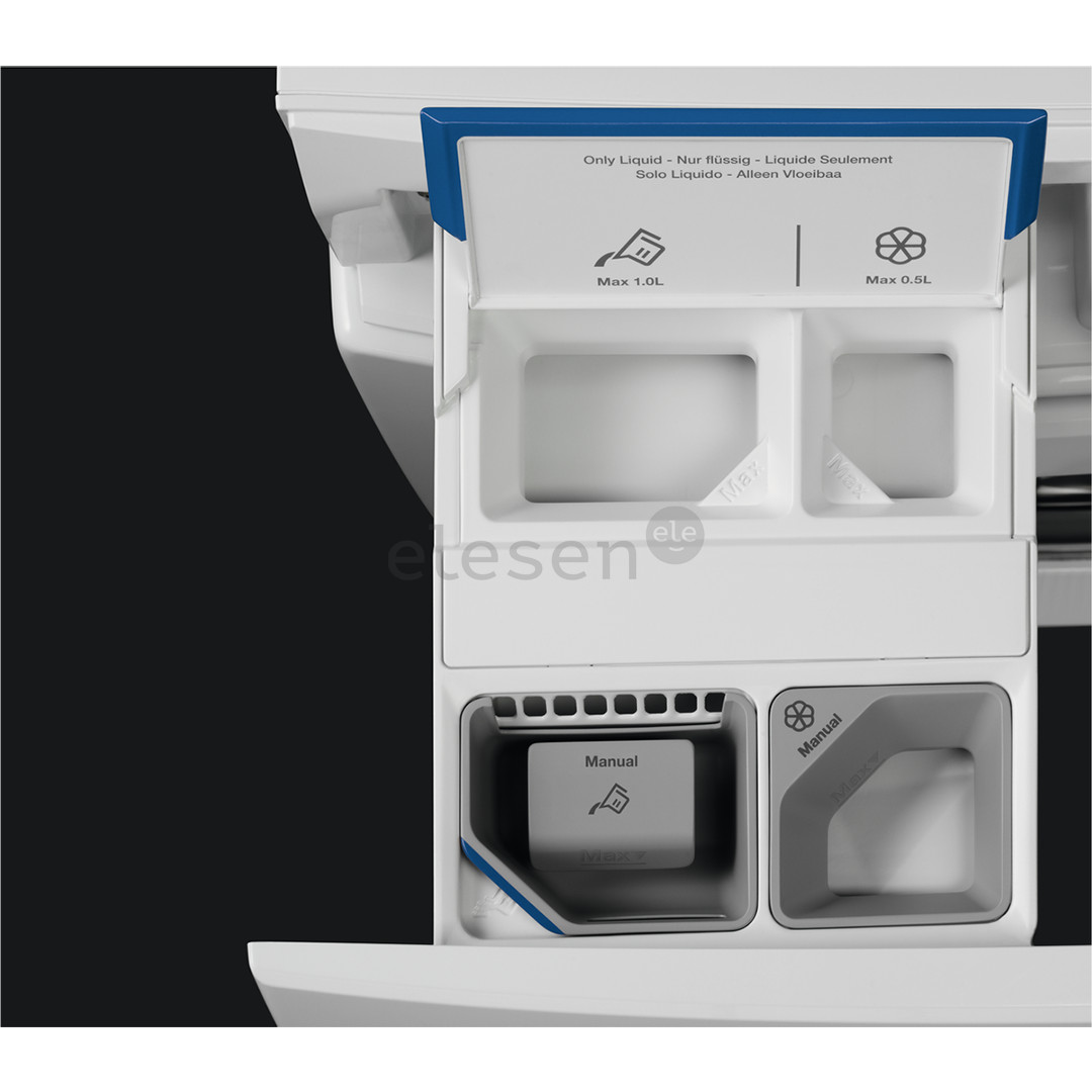 Electrolux 800 UltraCare AutoDose, 10 kg, gylis 63.6 cm, 1400 rpm - Skalbimo mašina   Prekė-EW8F5417ACE