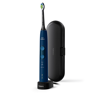 Elektrinis dantų šepetėlis  Philips Sonicare ProtectiveClean 5100, mėlynas    Prekė-HX6851/53 HX6851/53