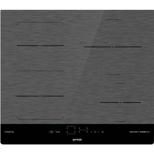 Gorenje, width 59.5, black - Built-in induction hob IT643SYB7