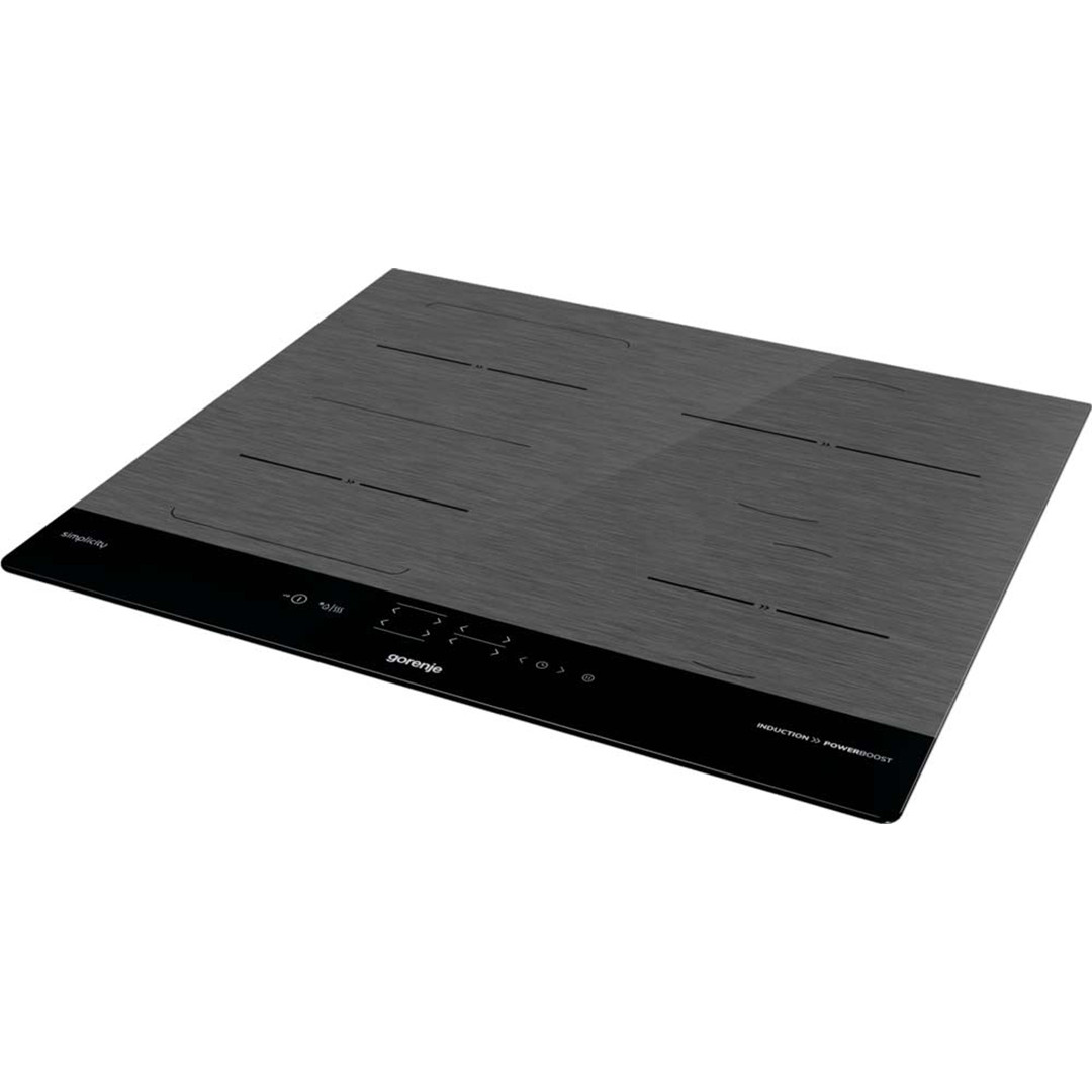 Gorenje, width 59.5, black - Built-in induction hob