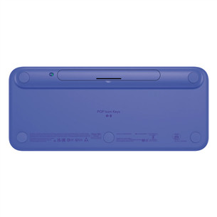 Logitech POP Icon Keys, US, violetinė/balta - Belaidė klaviatūra