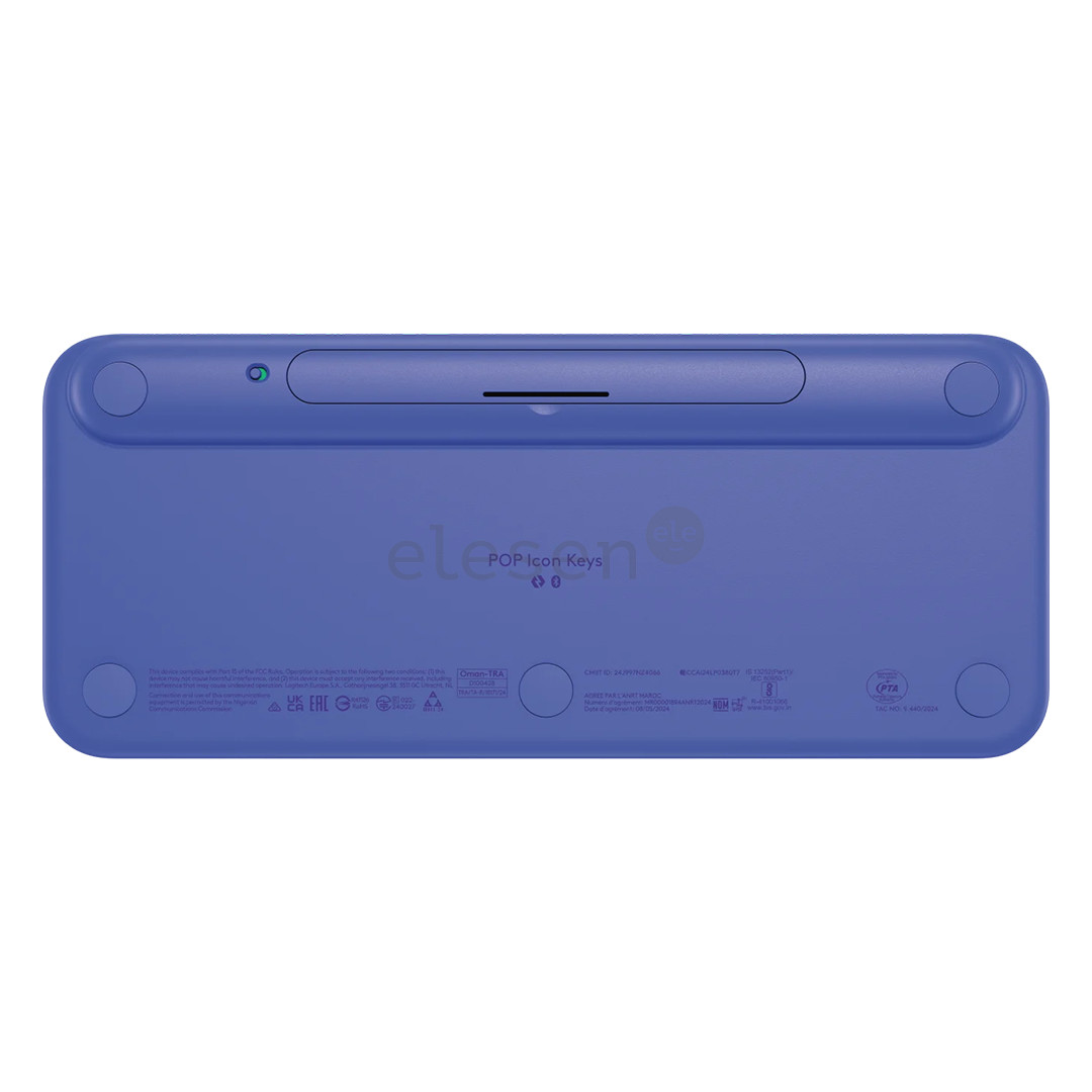 Logitech POP Icon Keys, US, violetinė/balta - Belaidė klaviatūra