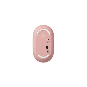 Logitech POP Icon Combo, US, rožinė/balta - Klaviatūra ir pelė